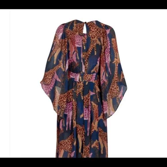 ISO Farm Rio Pink Giraffe Caftan in L or XL - Picture 3 of 3